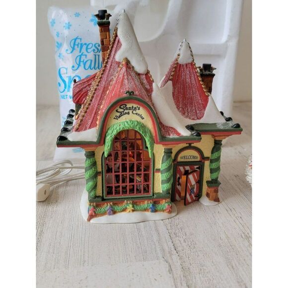Dept 56 56407 AS IS Santa's visiting center 1999 Village accessory Xmas - Picture 2 of 16